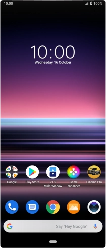 When the battery charging icon is displayed, charging is in progress.