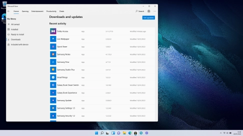 Click Get updates and wait while your apps are updated.