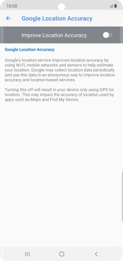 If you press the indicator next to 