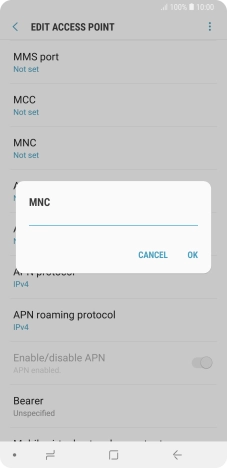 Key in 33 and press OK.