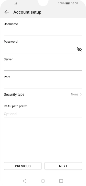 Press the field below 