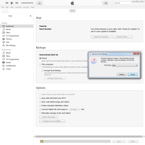 Click the drop down list next to 