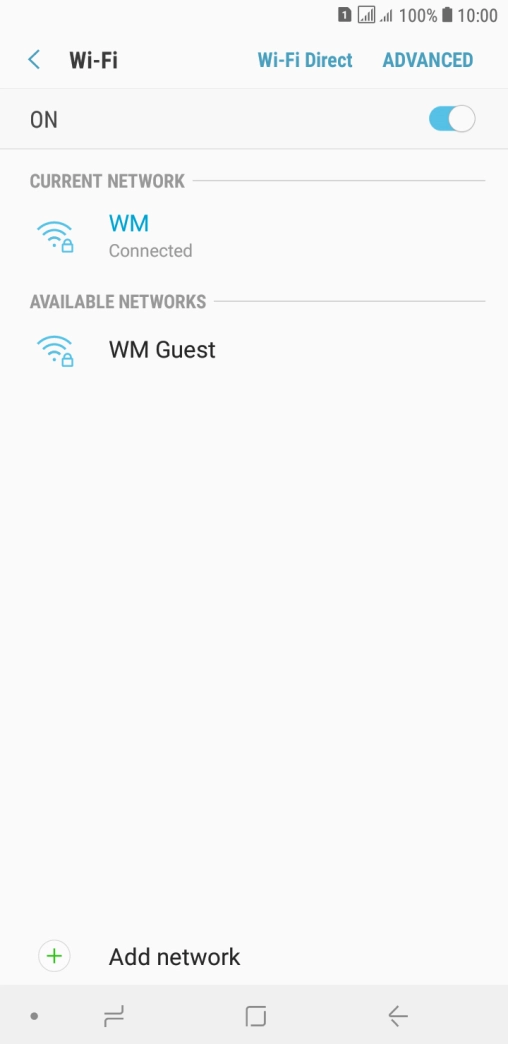 Press the Home key to return to the home screen.