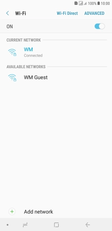 Press the Home key to return to the home screen.