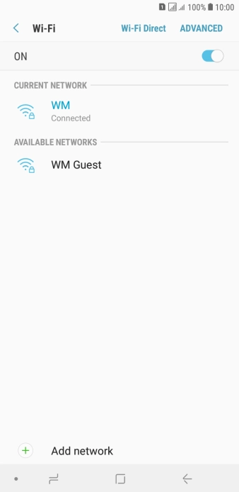 Press the Home key to return to the home screen.