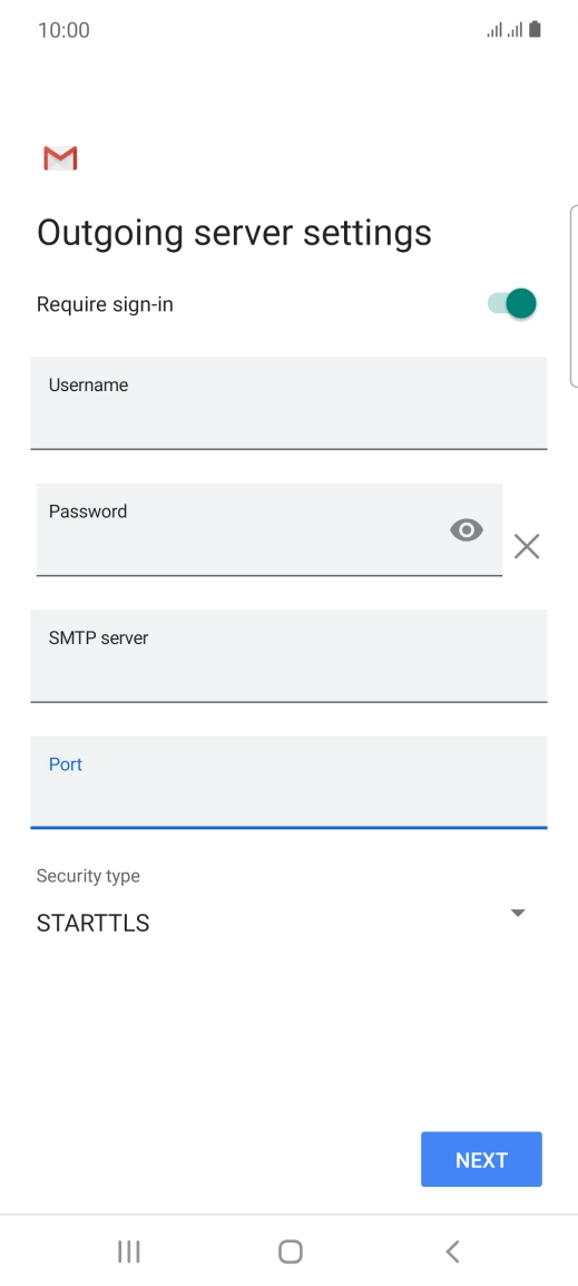 Press the drop down list below 