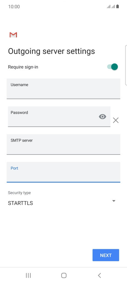 Press the drop down list below 