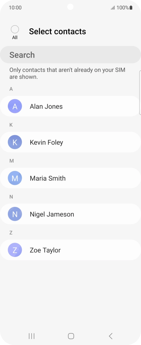 Press the field above 