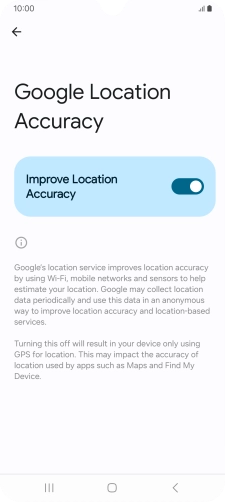 If you press the indicator next to 