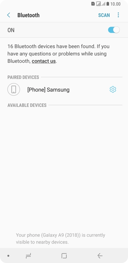 Press the Home key to return to the home screen.