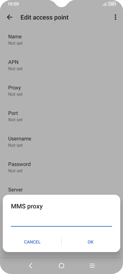 Key in 149.254.201.135 and press OK.