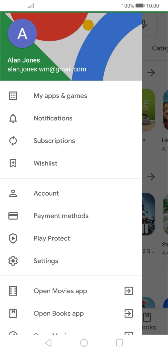 Press My apps & games.