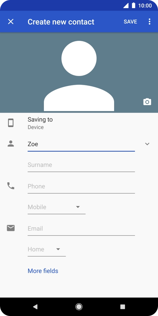 Press Surname and key in the required last name.