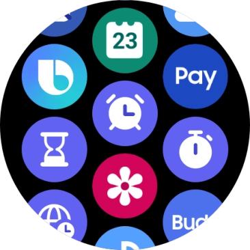 Press the Bixby icon.