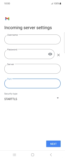 Press the drop down list below 