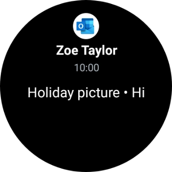 Press the required notification to open it.