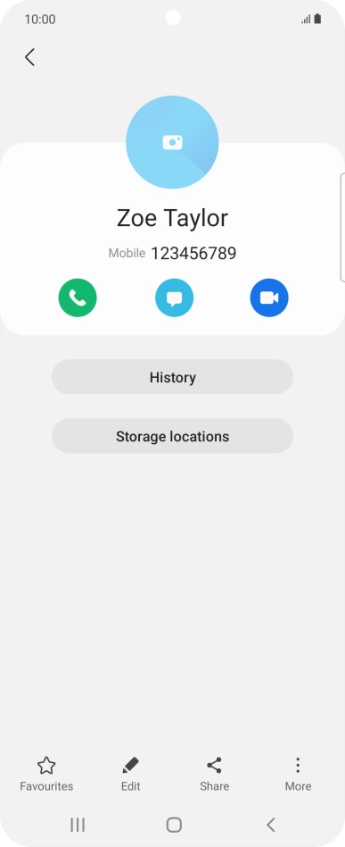 Press the call icon.
