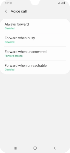 Press the Home key to return to the home screen.