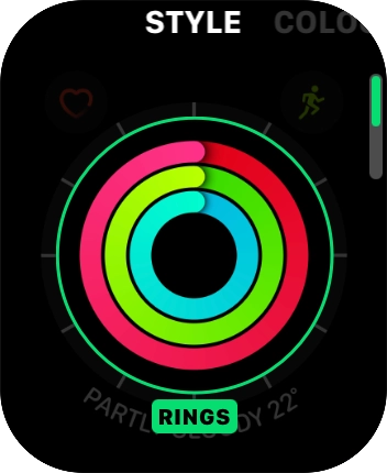 Press the Digital Crown twice to return to the home screen.