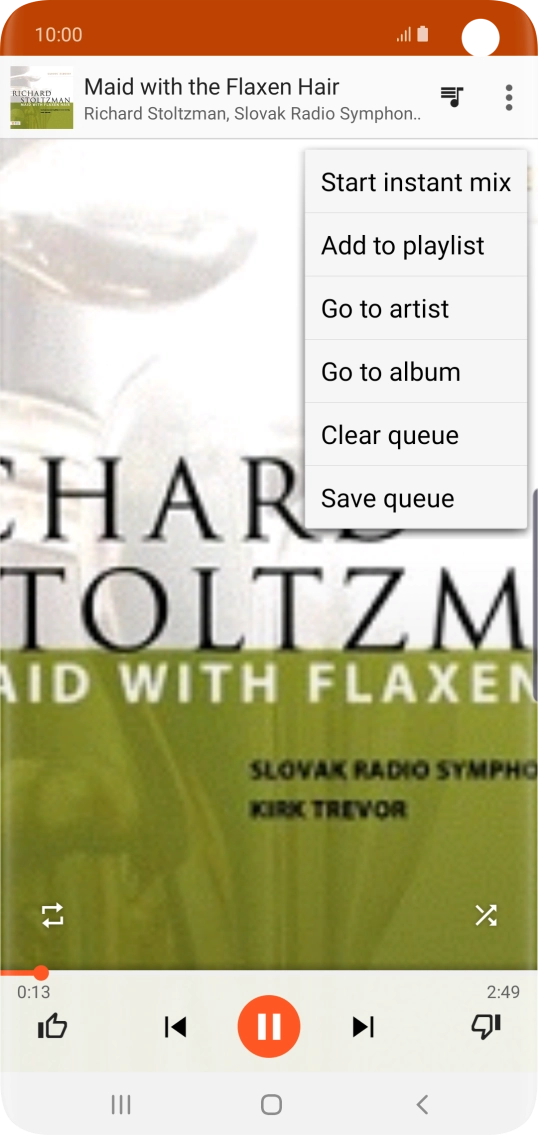 Press Add to playlist.