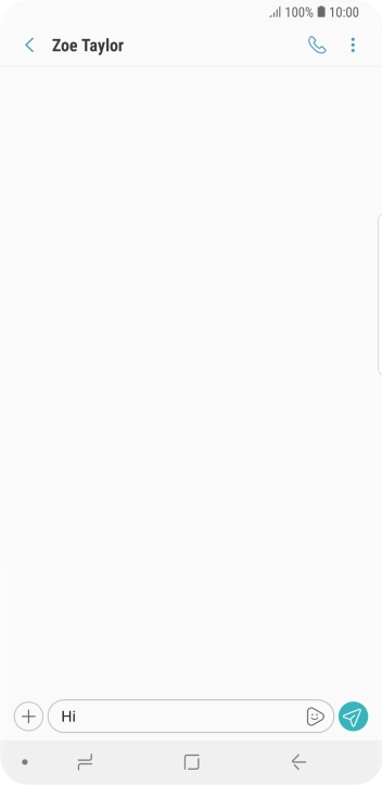 Press the attachment icon.