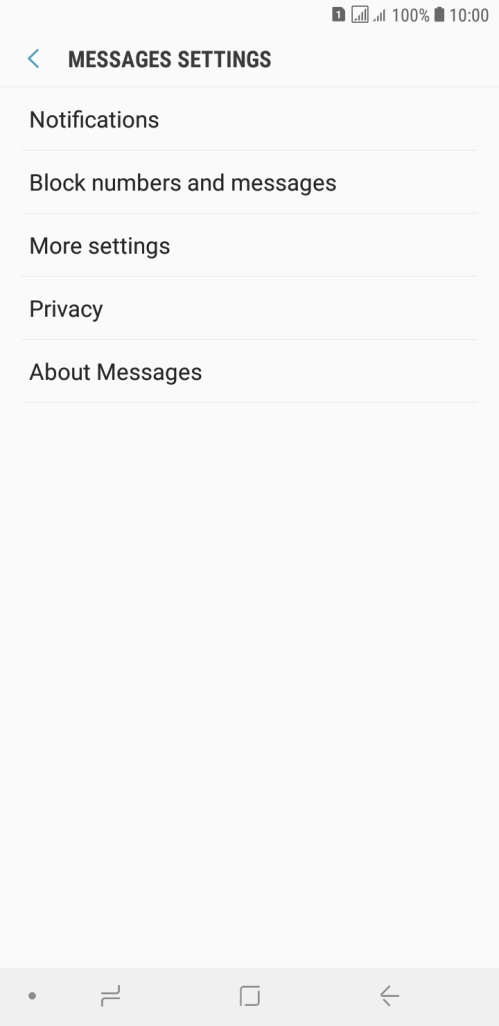 Press More settings.
