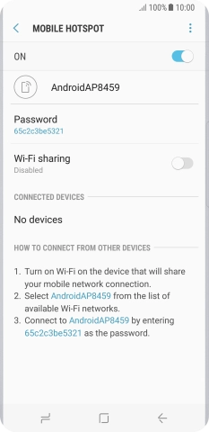 Press the Home key to return to the home screen.