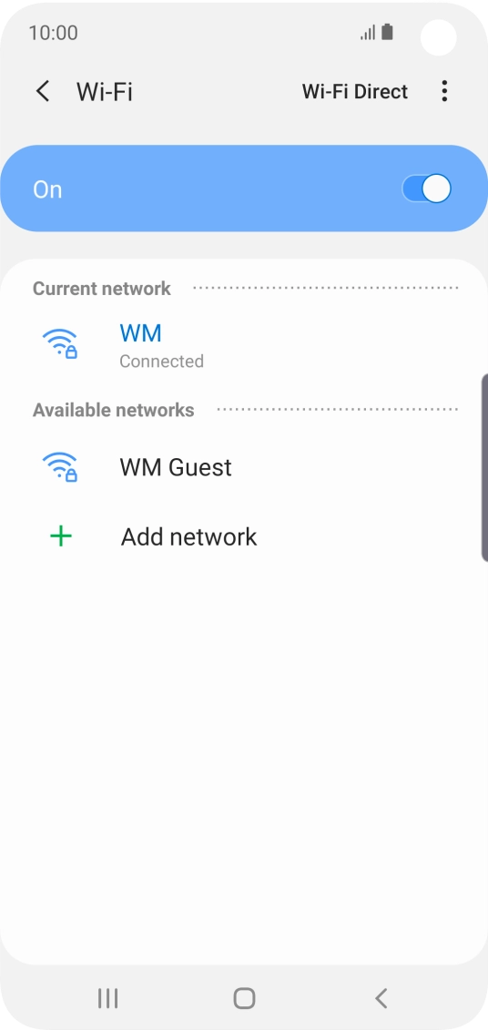 Press the Home key to return to the home screen.