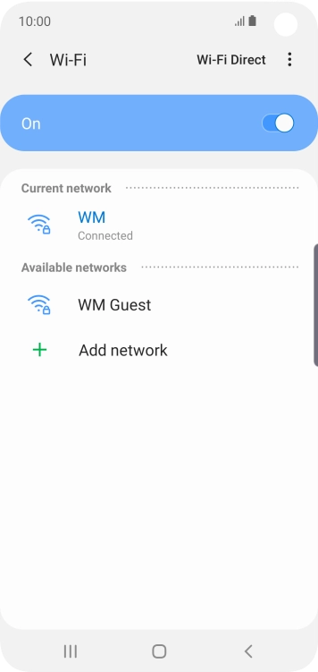 Press the Home key to return to the home screen.