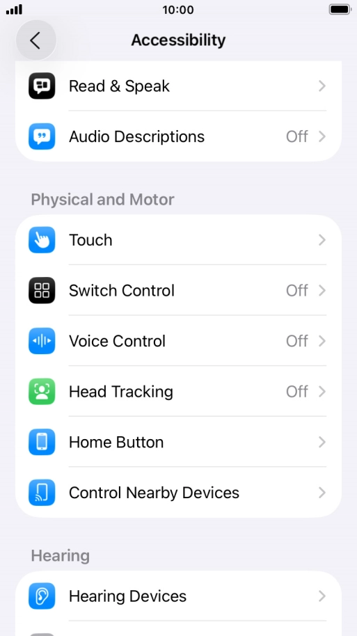 Press the required category below 