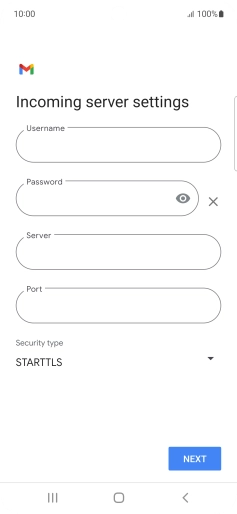 Press the field below 