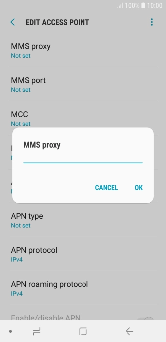 Key in 149.254.201.135 and press OK.