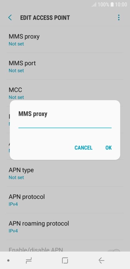 Key in 149.254.201.135 and press OK.