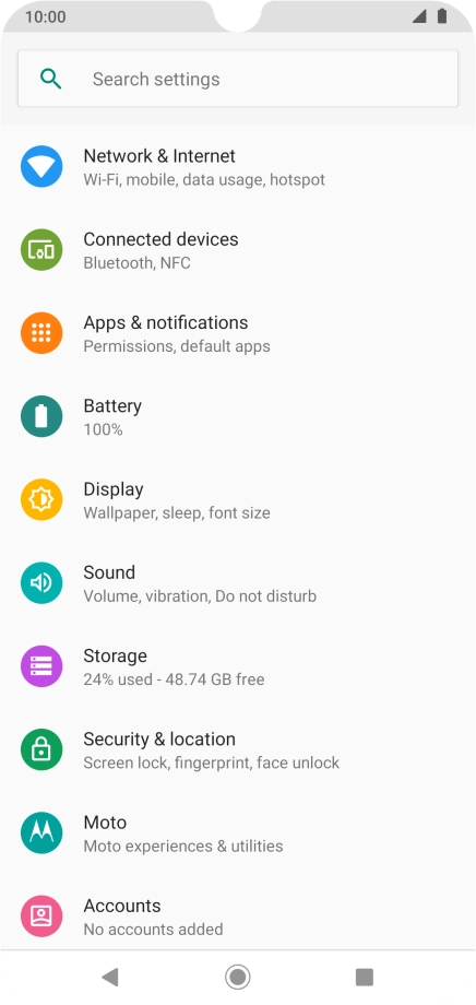 Press Apps & notifications.