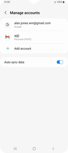 Press the Home key to return to the home screen.