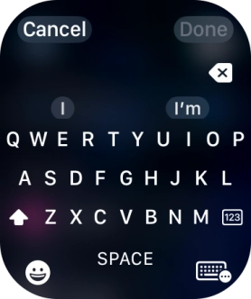 Press the input icon.