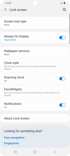 Press the Home key to return to the home screen.