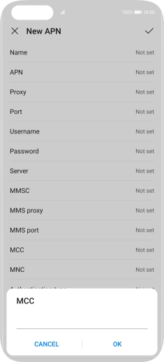 Key in 234 and press OK.