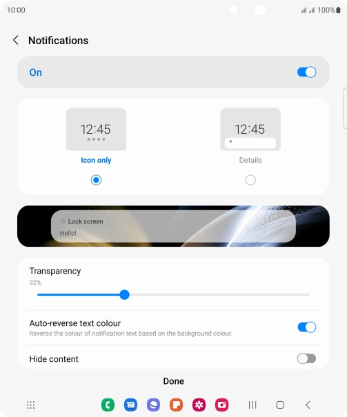 Press the Return key.