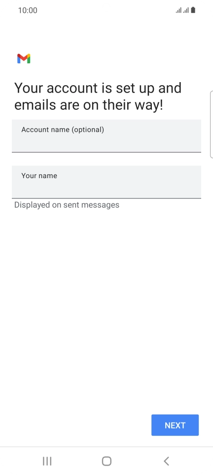 Press the field below 