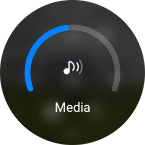 Slide the circle to select the required volume.