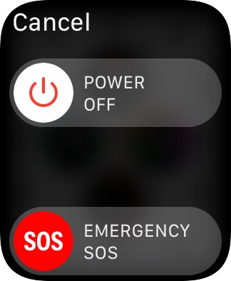 Press and drag the power off icon right.