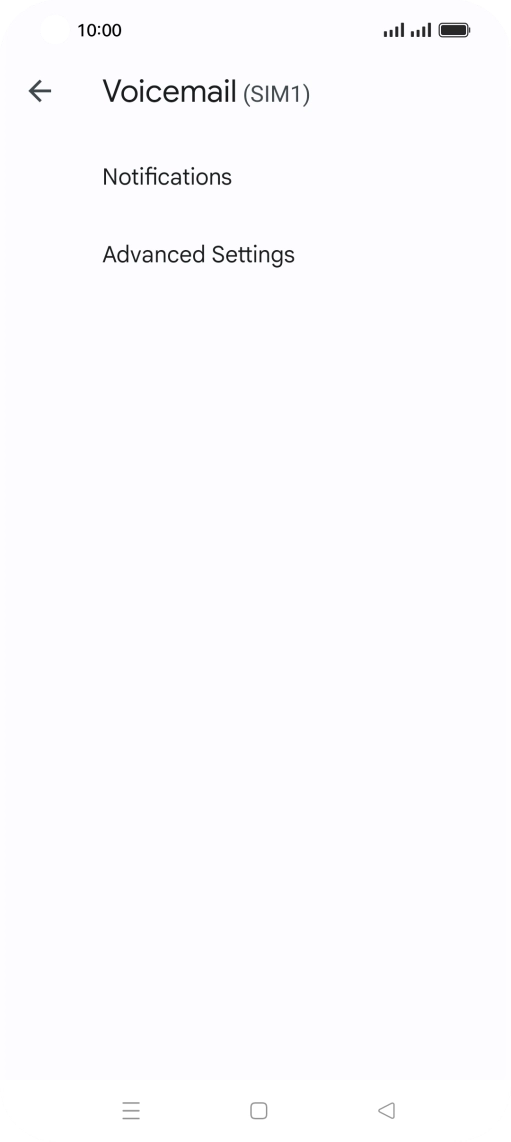 Press Advanced Settings.