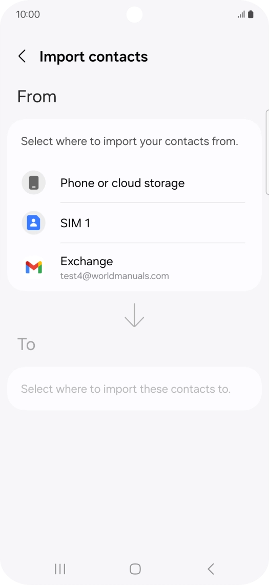 Press the name of the SIM.