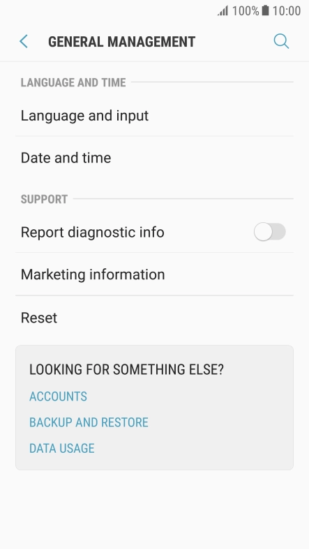 Press Date and time.