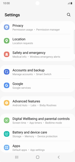 Press Accounts and backup.