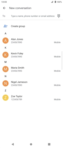 Press the field next to 