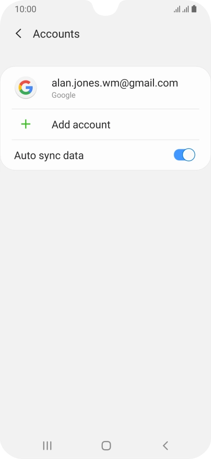 Press the Home key to return to the home screen.