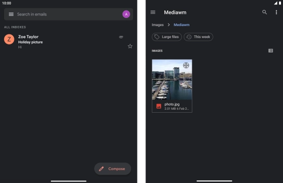 Press the required file.
