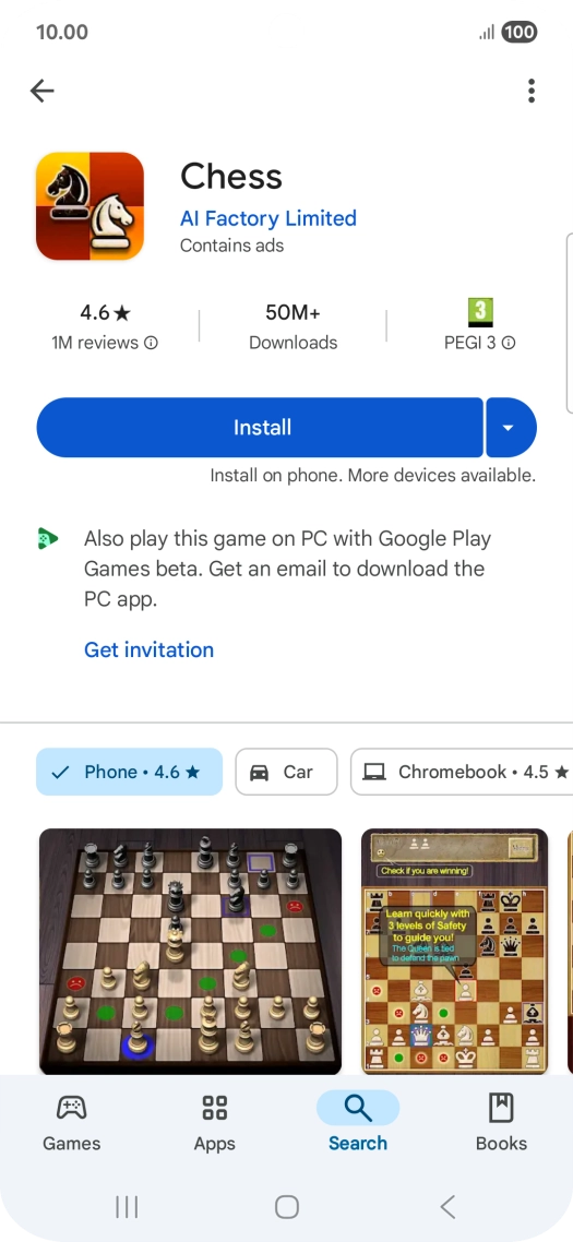 Press the Home key to return to the home screen.